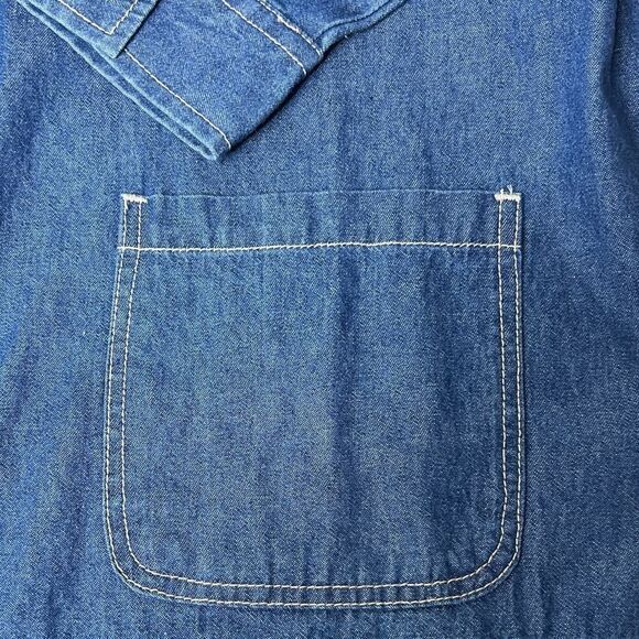 APPLESEEDS Barn Jacket Denim Jacket Jean Jacket Size Large - Picture 7 of 8